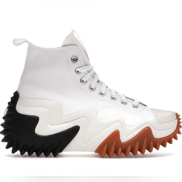 NIB Converse Run Star MotionWhite Black Gum sneaker size 9.5